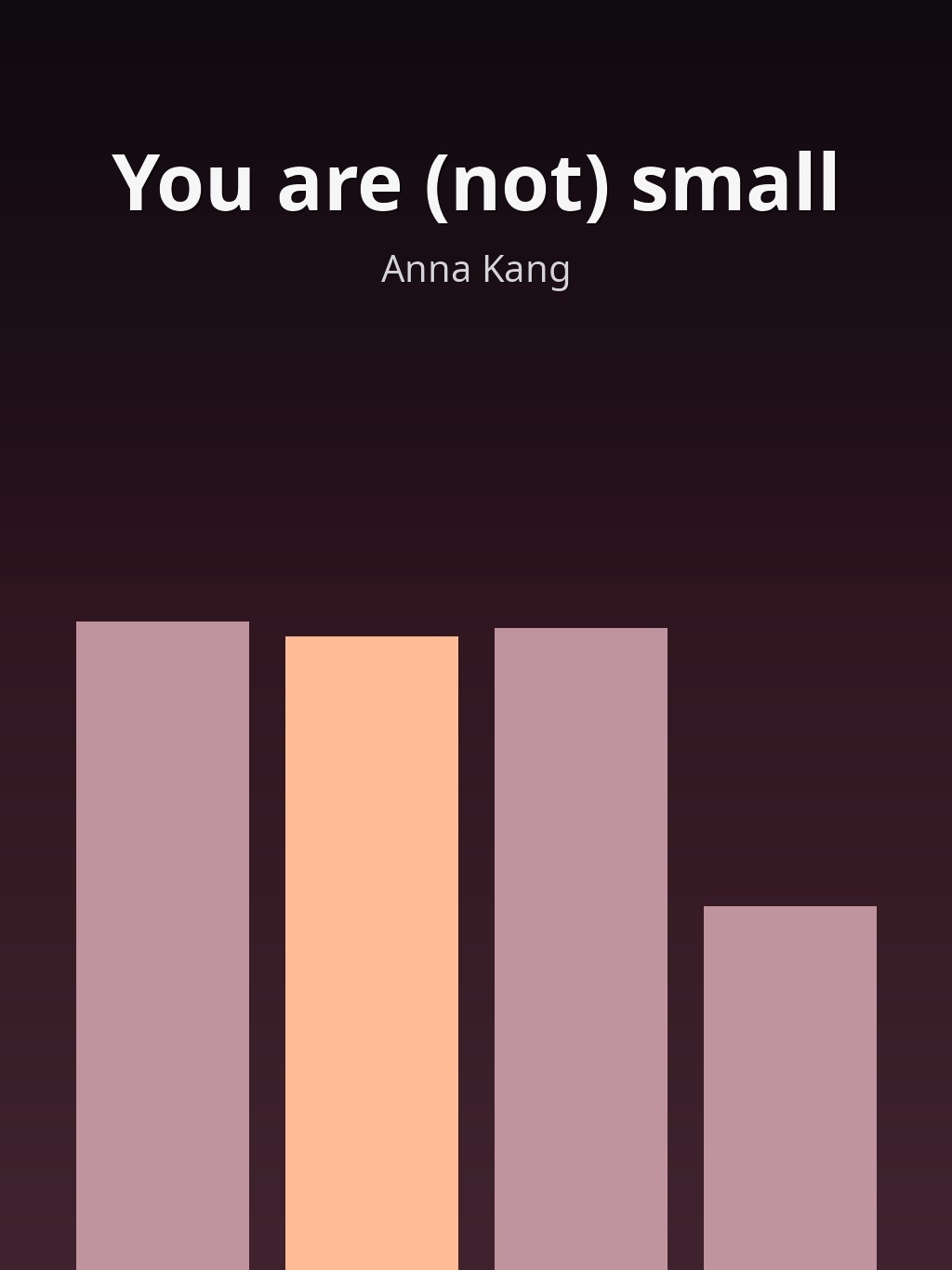 You are (not) small by Anna Kang book cover