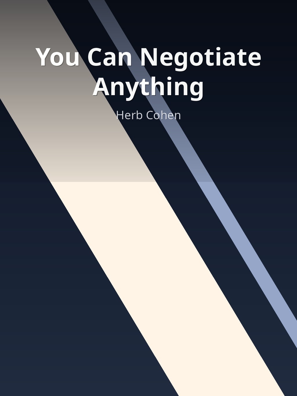 You Can Negotiate Anything by Herb Cohen book cover
