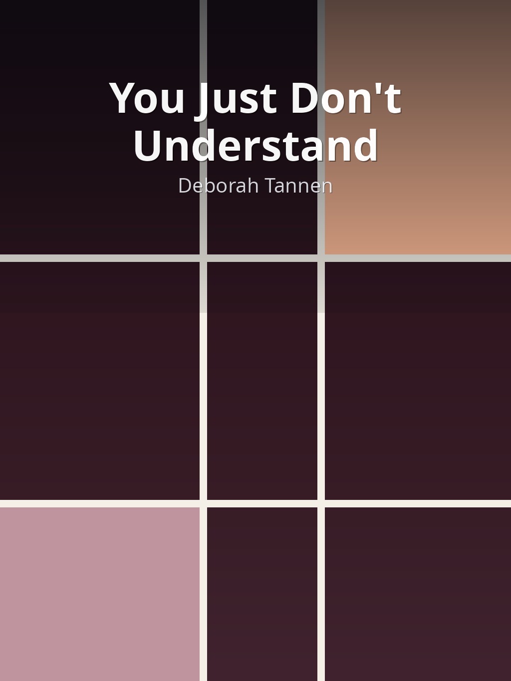 You Just Don't Understand by Deborah Tannen book cover