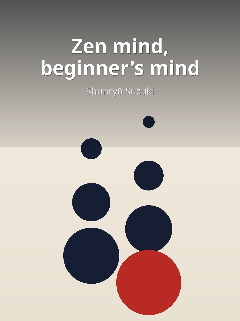 Zen mind, beginner's mind by Shunryū Suzuki book cover
