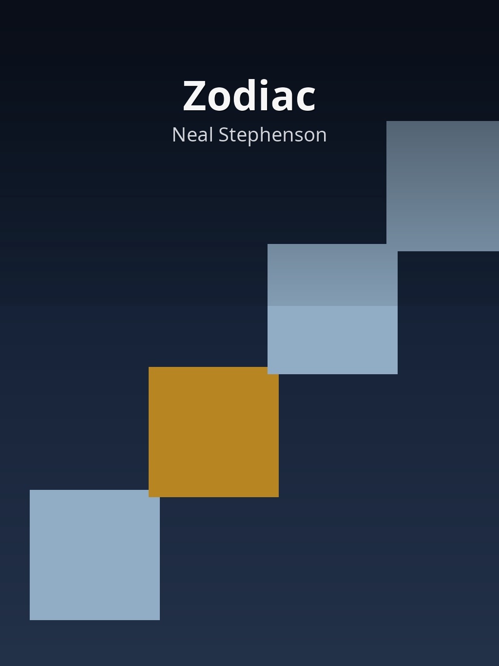 Zodiac by Neal Stephenson book cover
